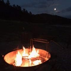 Fire Pit at night