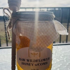 1LB Raw Wildflower Honey W/Comb