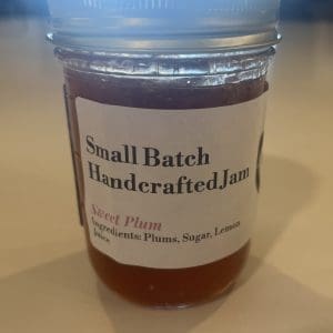 8oz Small Batch Handcrafted Jam, Sweet Plum