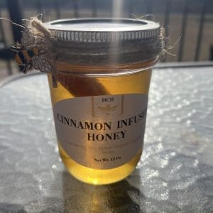12oz Cinnamon Infused Honey
