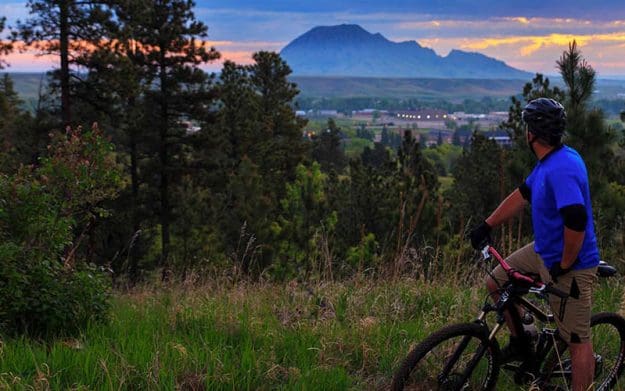 Mountain Biking near Bear Butte