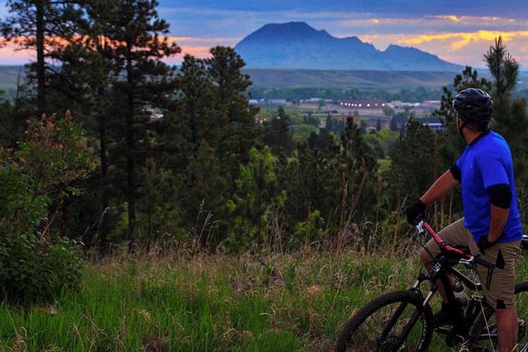 Mountain Biking near Bear Butte