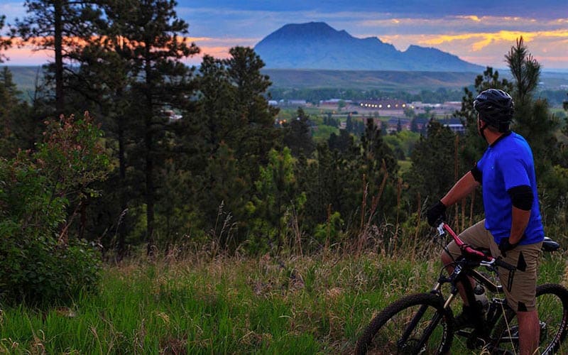 Mountain Biking near Bear Butte